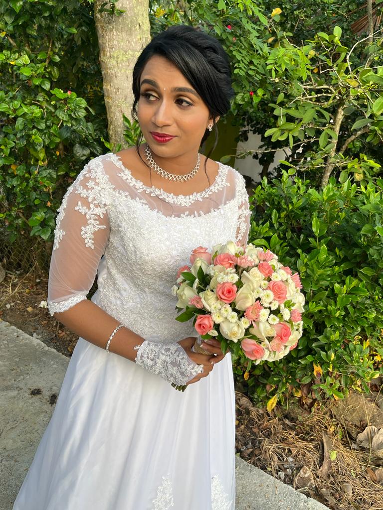 Bridal Gown / Christian wedding, Kerala | Glitter bridesmaid dresses,  Beautiful bridal dresses, Kerala wedding photography